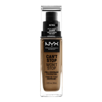 Nyx Professional Make Up 'Can't Stop Won't Stop Full Coverage' Foundation - Nutmeg 30 ml