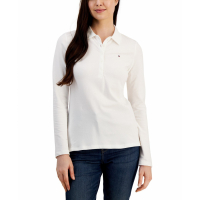 Tommy Hilfiger 'Logo' Langärmeliges Poloshirt für Damen