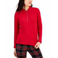 Tommy Hilfiger Women's 'Logo' Long-Sleeve Polo Shirt