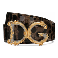 Dolce & Gabbana Women's 'Logo Plaque' Belt