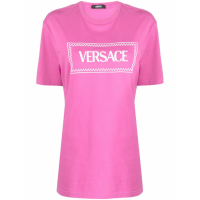 Versace 'Logo Embroidered' T-Shirt für Damen