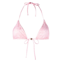 Versace 'Barocco Triangle' Bikini Top für Damen