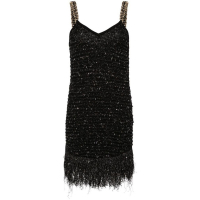 Balmain Women's 'Fringed Tweed' Mini Dress