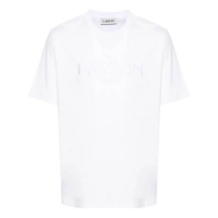Lanvin Men's 'Logo Embroidered' T-Shirt
