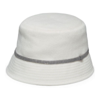 Brunello Cucinelli Women's 'Bead-Embellished' Bucket Hat