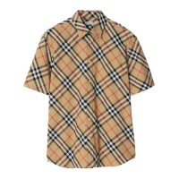 Burberry 'Checked' Kurzärmeliges Hemd für Herren