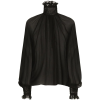 Dolce & Gabbana 'Sheer' Langärmelige Bluse für Damen