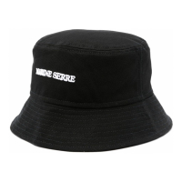 Marine Serre Men's 'Logo-Embroidered' Bucket Hat