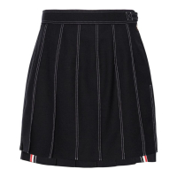 Thom Browne Women's 'Fresco Pleated' Mini Skirt