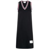 Thom Browne Women's 'Rwb-Stripe Piqué Tennis' Mini Dress