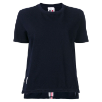 Thom Browne 'Rwb Stripe Relaxed Piqué' T-Shirt für Damen
