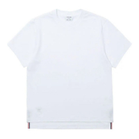 Thom Browne Women's 'Side Slits Relaxed' T-Shirt