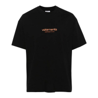 Vetements 'Rubberised-Logo' T-Shirt für Damen