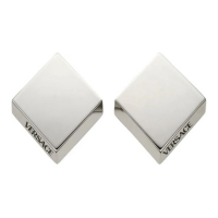 Versace 'Logo-Engraved Rhombus Stud' Ohrringe für Damen